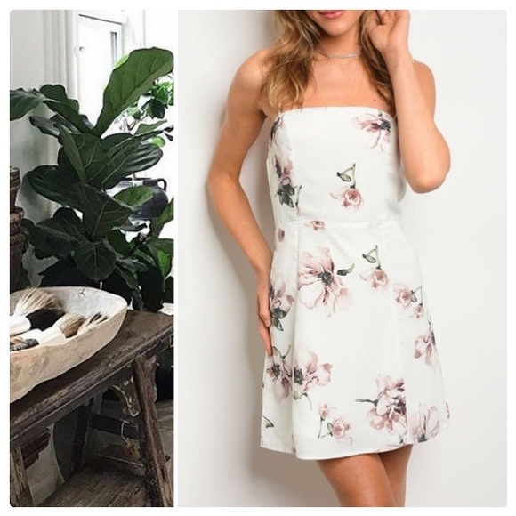 *CLEARANCE* Big Flowers Summer Mini Dress - Picture 6 of 6